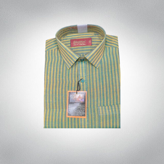 Green Khadi Shirt
