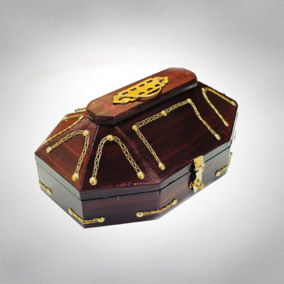 Jewellery Box with Gold design