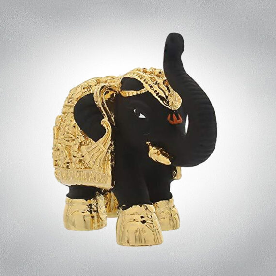 Small Elephant with gold Plated