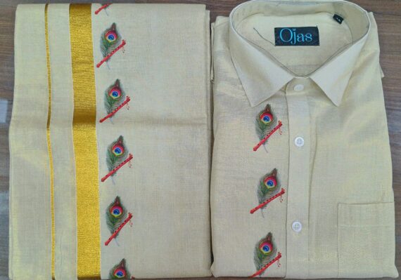 Silk Shirt with Silk Dhoti(Set)
